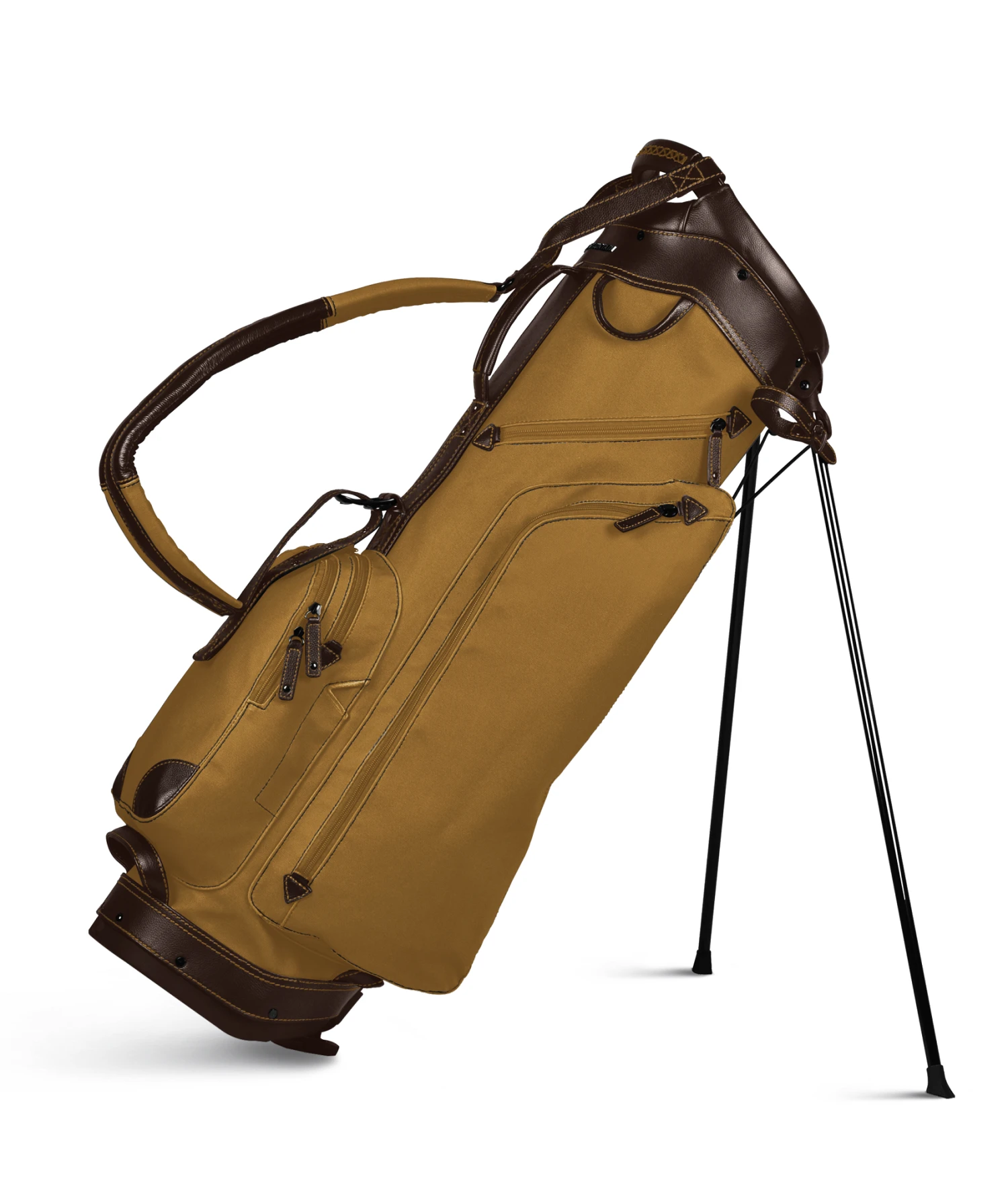 Sun Mountain Golf Canvas & Leather Carry Stand Bag - Image 4