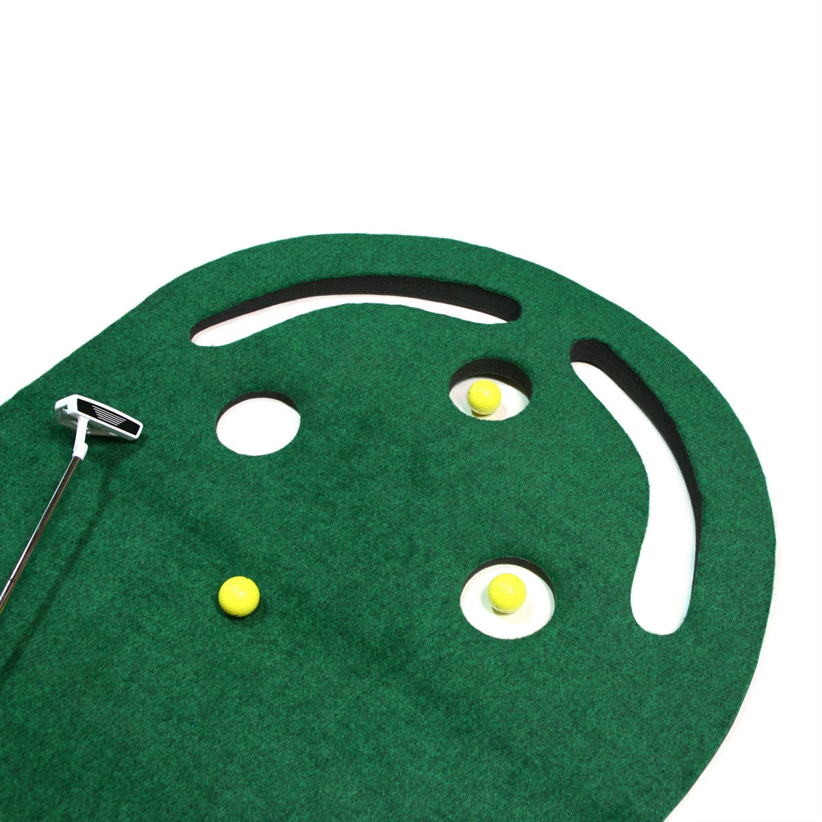 Intech Golf 3 Hole Portable Golf Putting Mat - Image 3