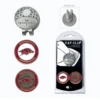 Team Golf Hat Clips With Ball Markers - NCAA Collegiate