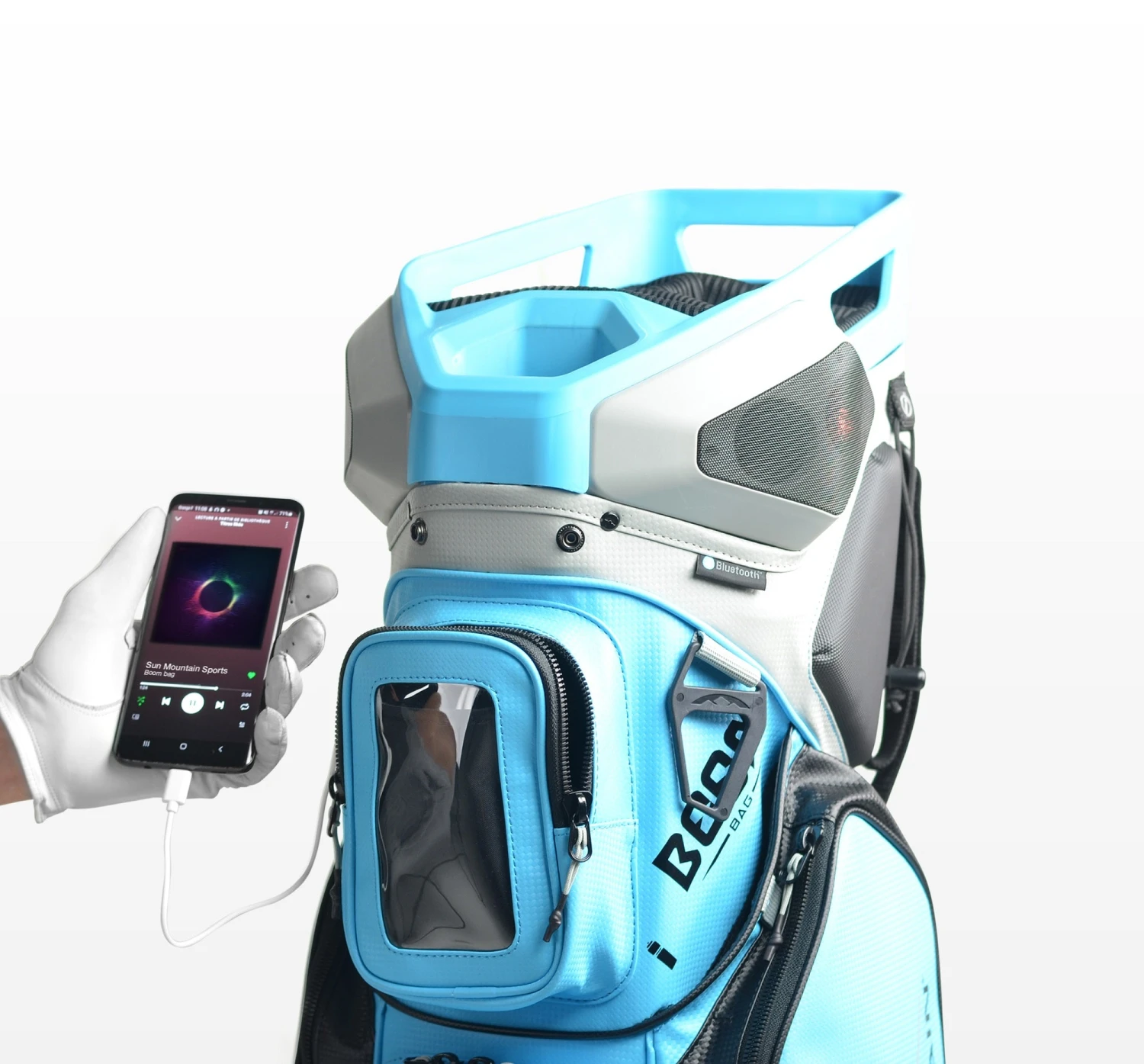 Sun Mountain 2022 Boom Bag Golf Cart Bag With Speakers - Image 13